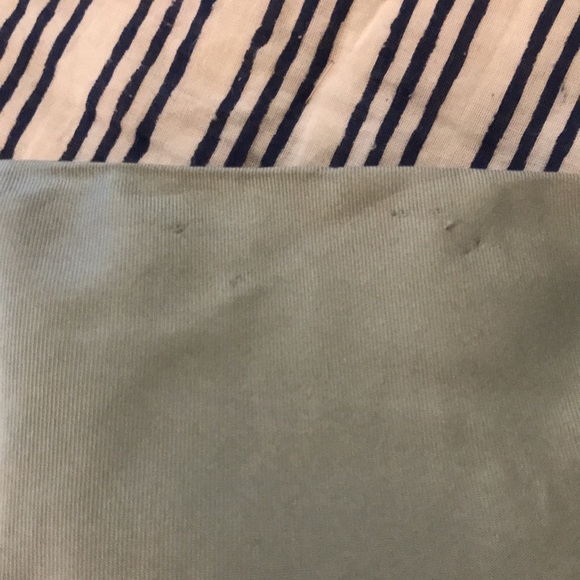 Banana Republic Strapless dress in light green. Sz 2 with flower belt - Picture 4 of 6